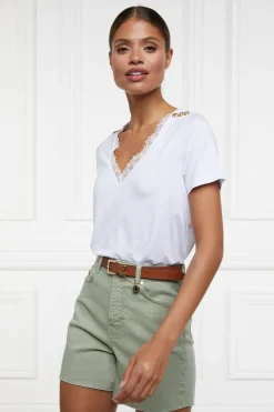 Women Holland Cooper Shorts>High Rise Denim Short