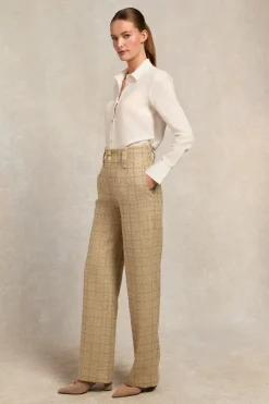 Women Holland Cooper Trousers|Tailoring>High Waisted Straight Trouser