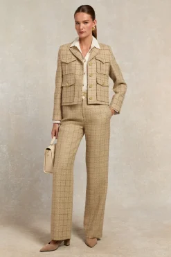 Women Holland Cooper Trousers|Tailoring>High Waisted Straight Trouser