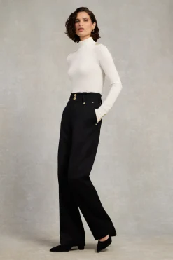 Women Holland Cooper Trousers|Tailoring>High Waisted Straight Trouser
