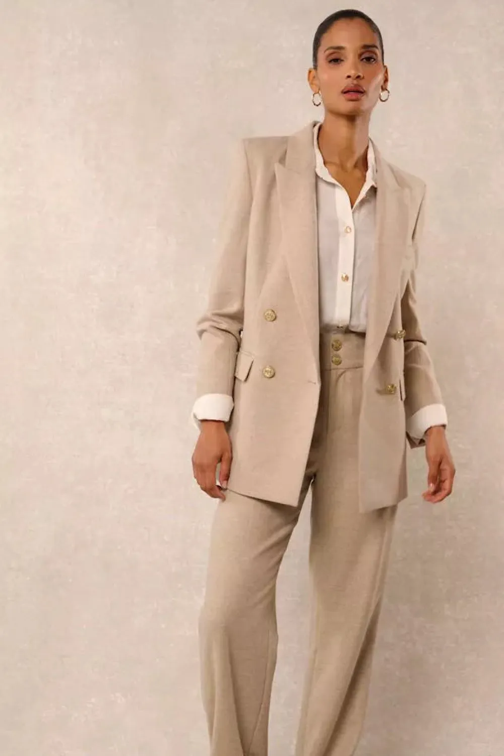Women Holland Cooper Trousers|Tailoring>High Waisted Straight Trouser