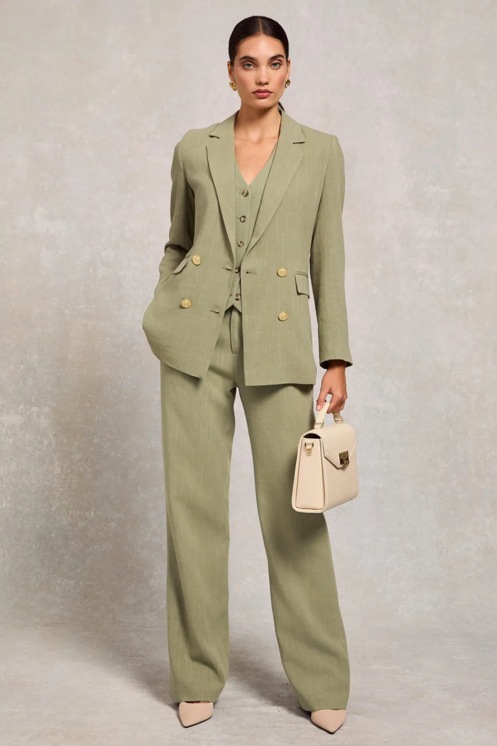 Women Holland Cooper Trousers>High Waisted Straight Trouser