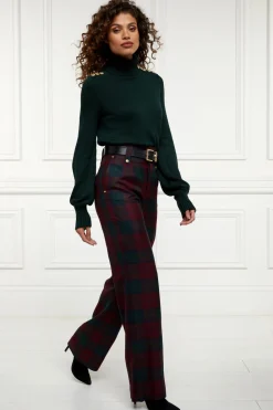 Women Holland Cooper Trousers|Tailoring>High Waisted Straight Trouser