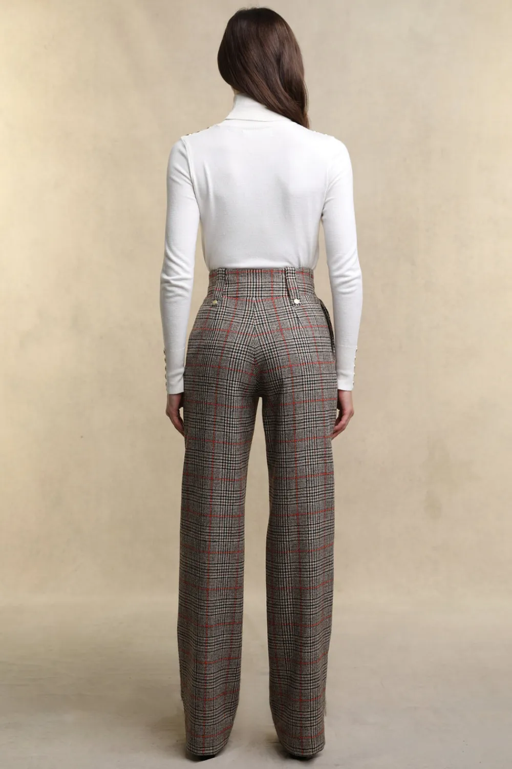 Women Holland Cooper Trousers|Tailoring>High Waisted Straight Trouser