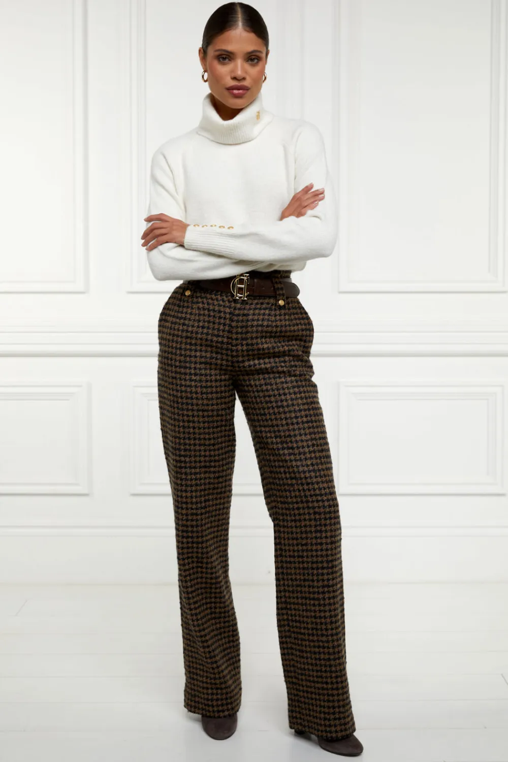 Women Holland Cooper Trousers|Tailoring>High Waisted Straight Trouser