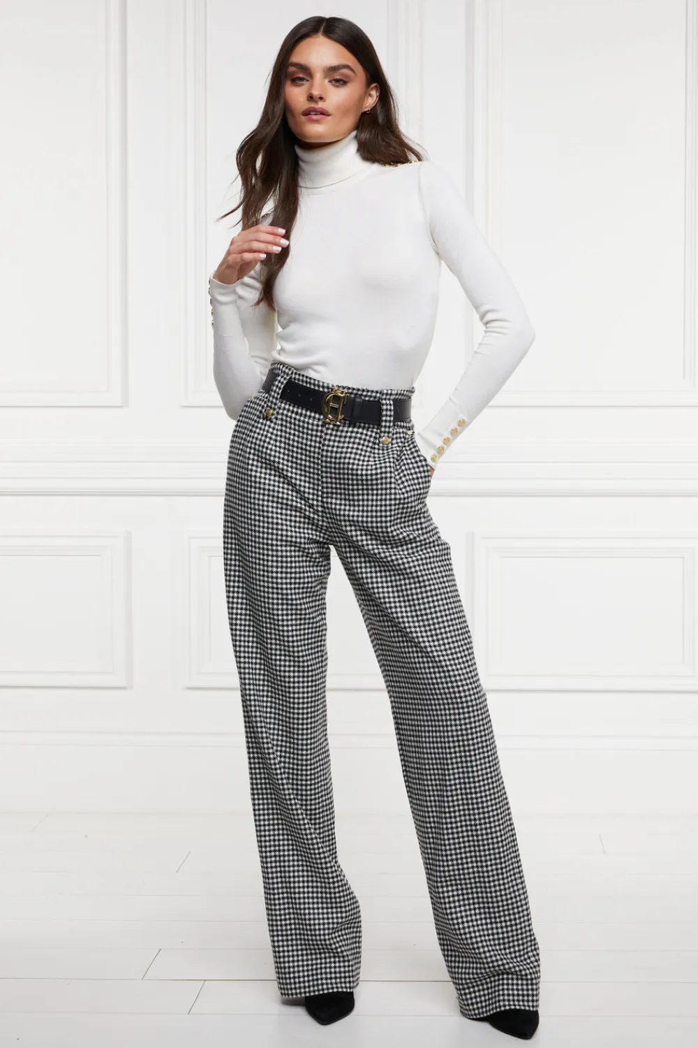Women Holland Cooper Trousers|Tailoring>High Waisted Straight Trouser