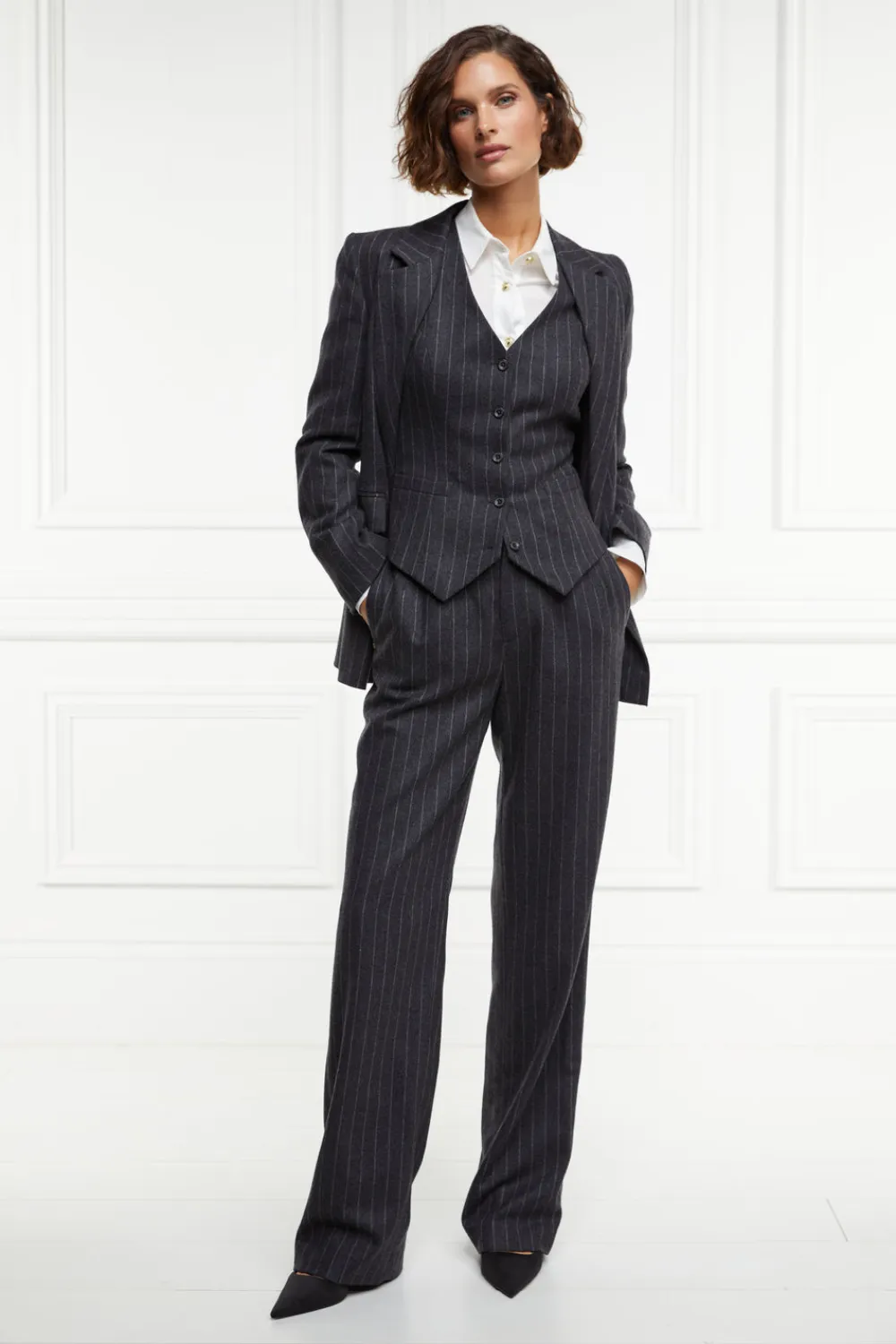 Women Holland Cooper Trousers|Tailoring>High Waisted Straight Trouser