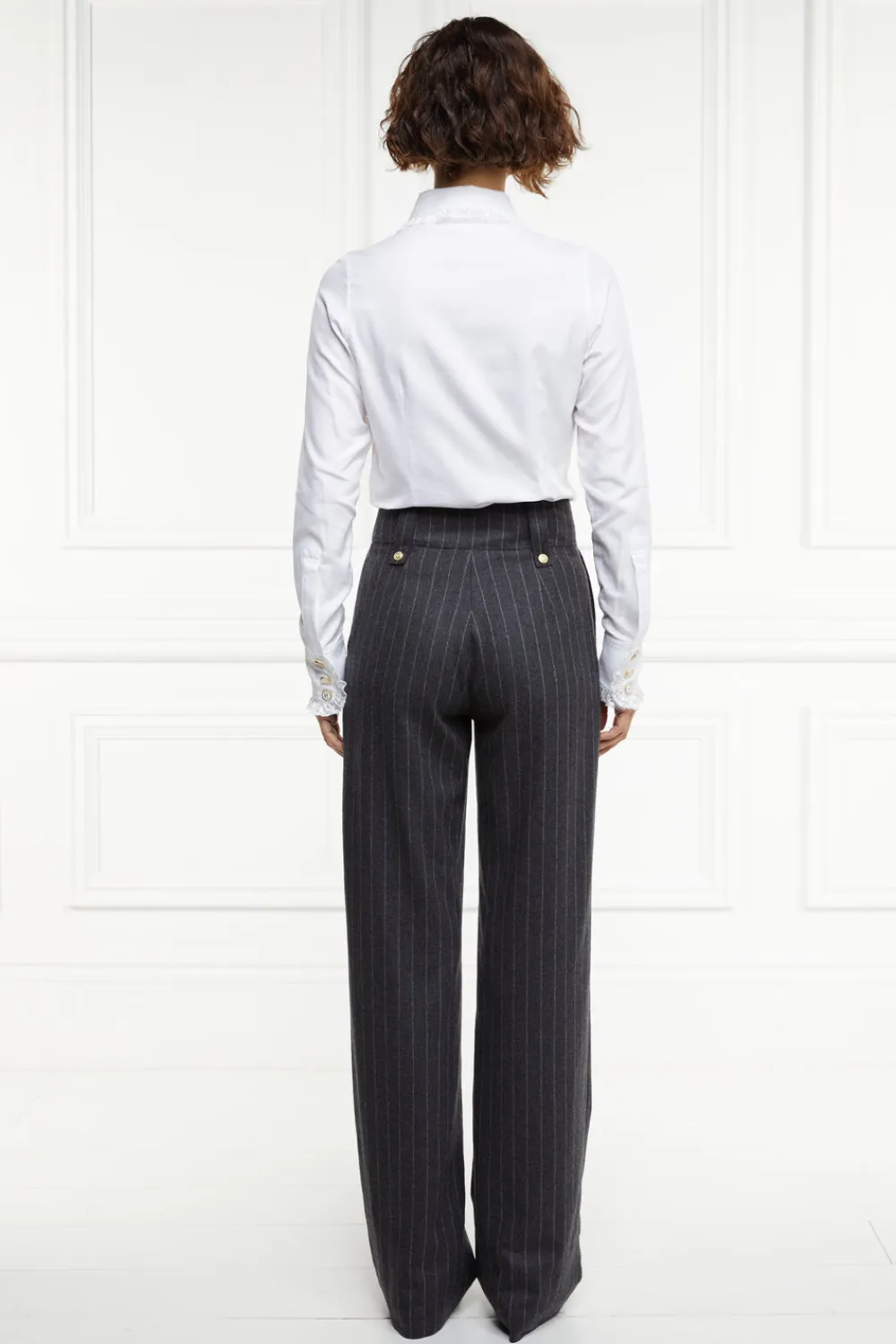 Women Holland Cooper Trousers|Tailoring>High Waisted Straight Trouser