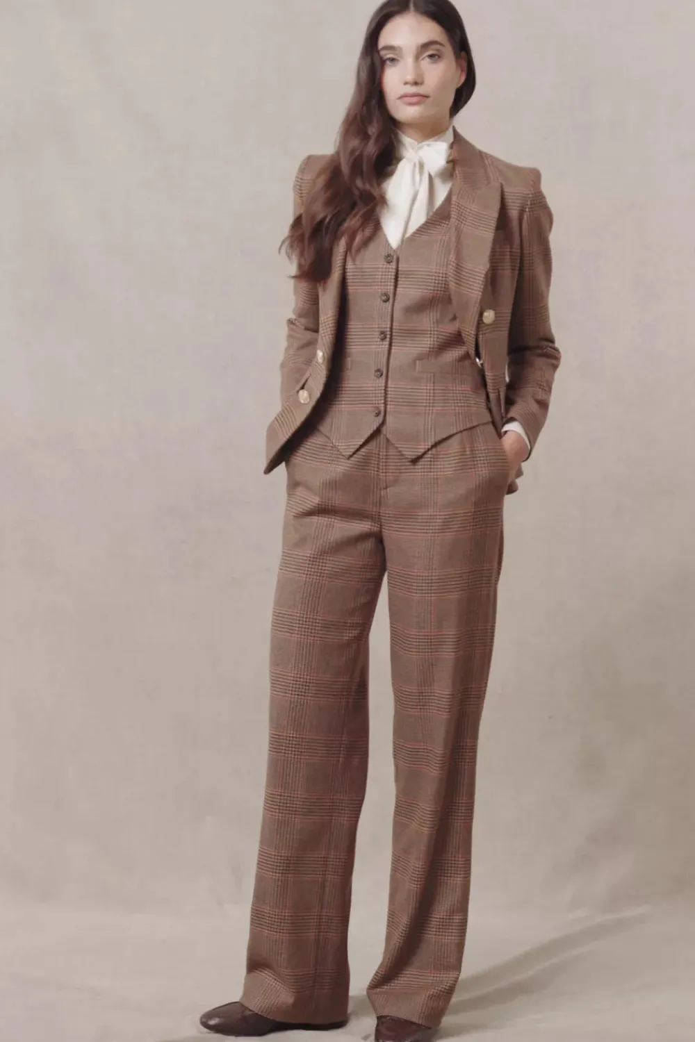 Women Holland Cooper Trousers|Tailoring>High Waisted Straight Trouser