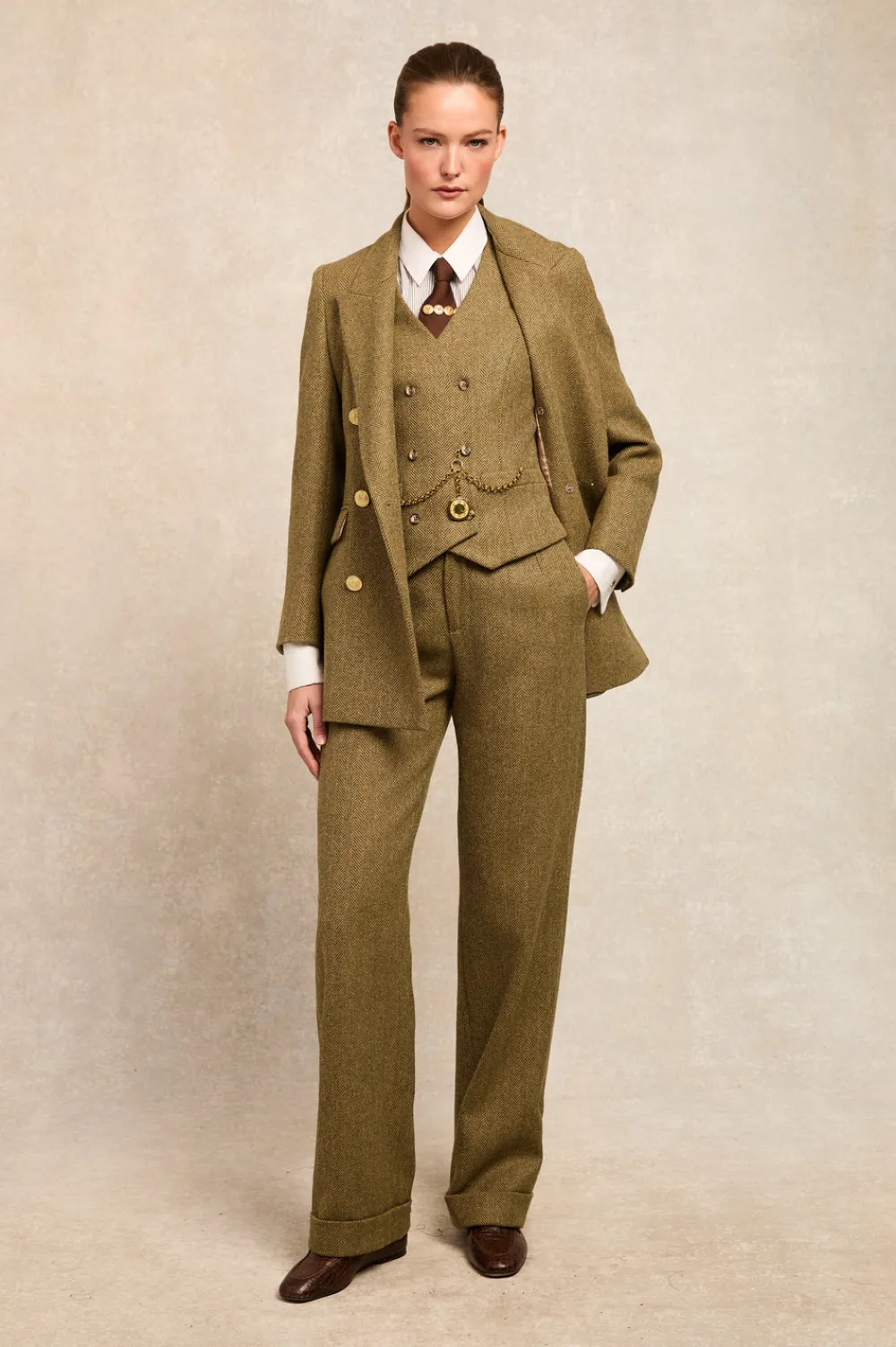 Women Holland Cooper Trousers|Tailoring>High Waisted Wide Leg Trouser