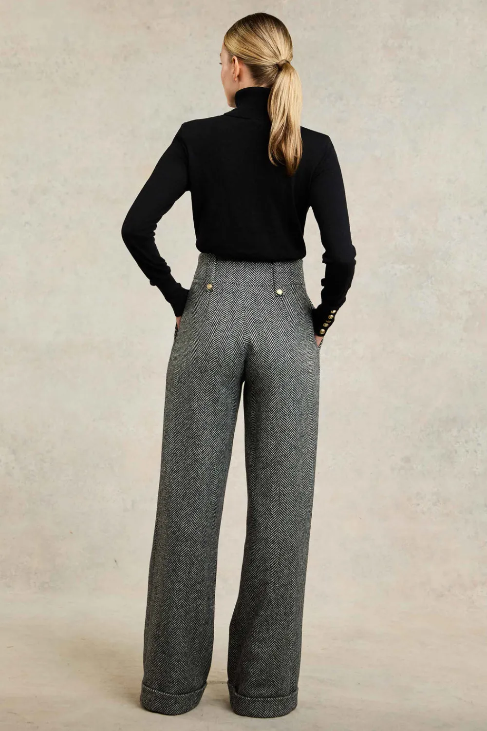 Women Holland Cooper Trousers|Tailoring>High Waisted Wide Leg Trouser