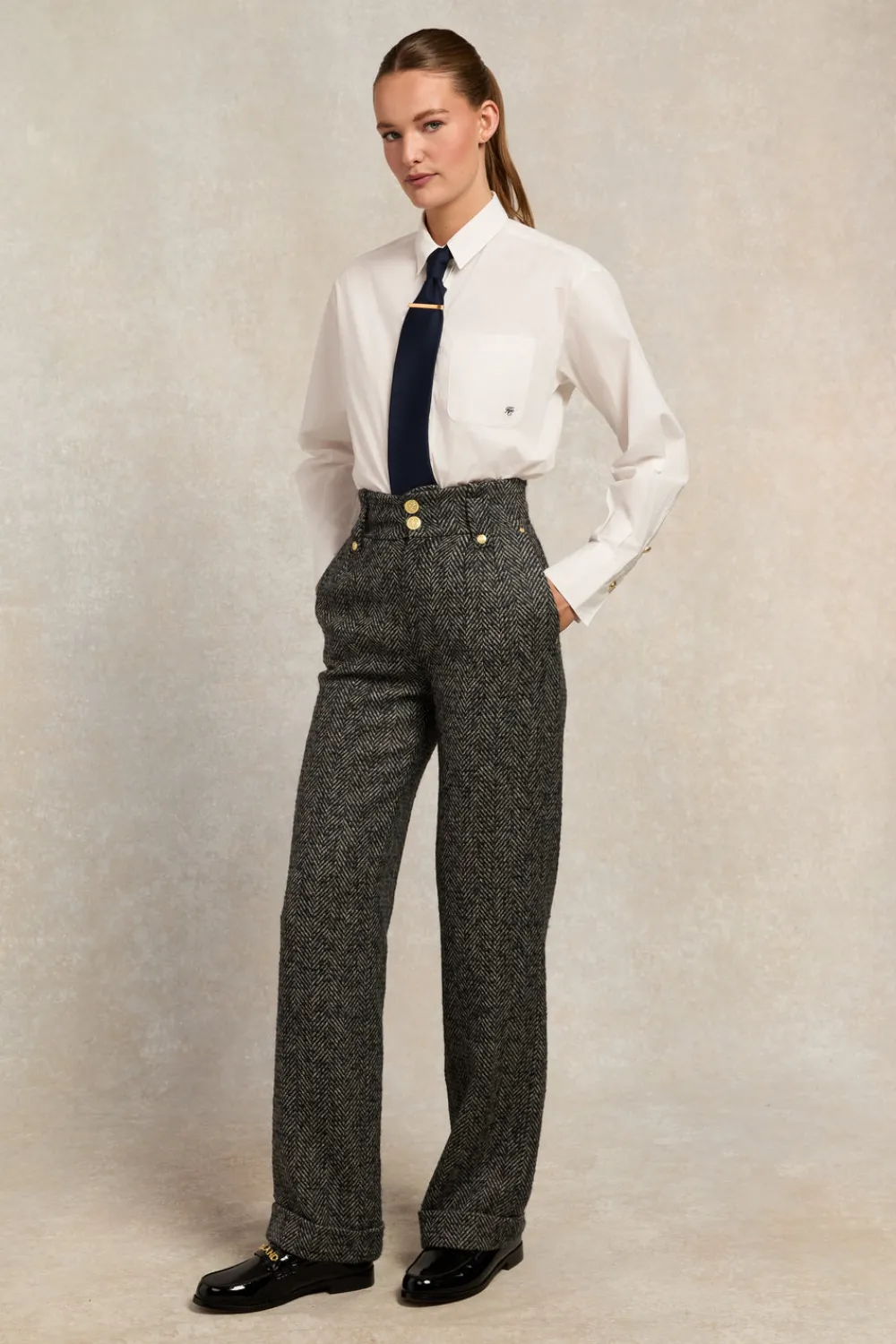 Women Holland Cooper Trousers|Tailoring>High Waisted Wide Leg Trouser