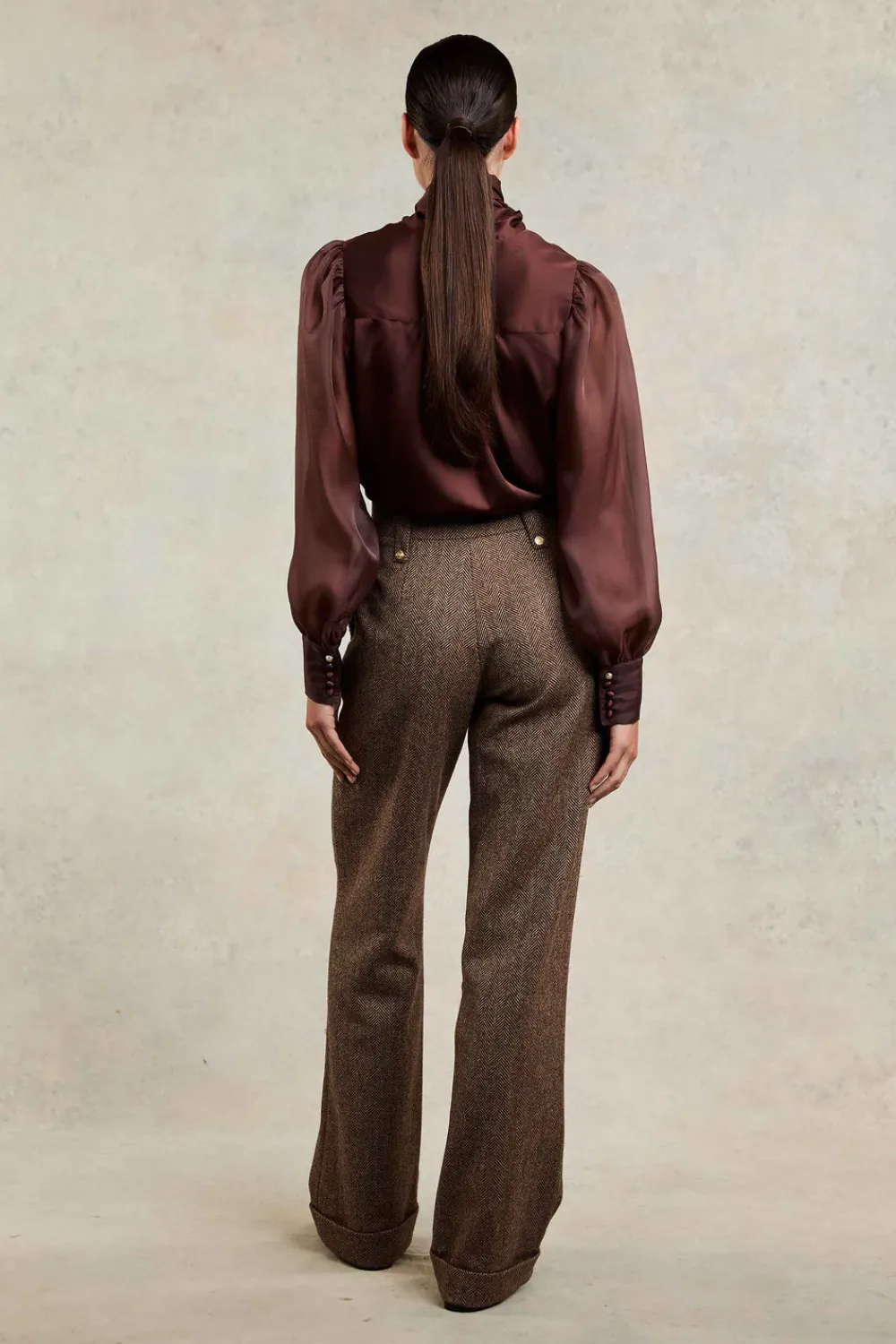 Women Holland Cooper Trousers|Tailoring>High Waisted Wide Leg Trouser