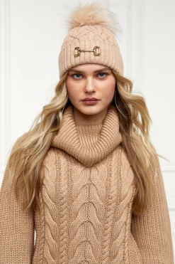 Women Holland Cooper Headwear|Hats & Headbands>Horsebit Bobble Hat
