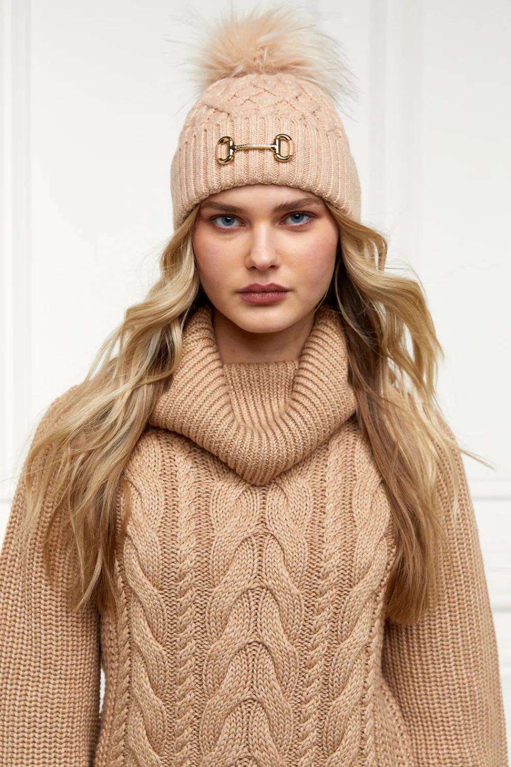 Women Holland Cooper Headwear|Hats & Headbands>Horsebit Bobble Hat