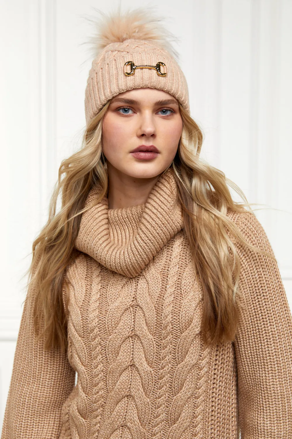 Women Holland Cooper Headwear|Hats & Headbands>Horsebit Bobble Hat