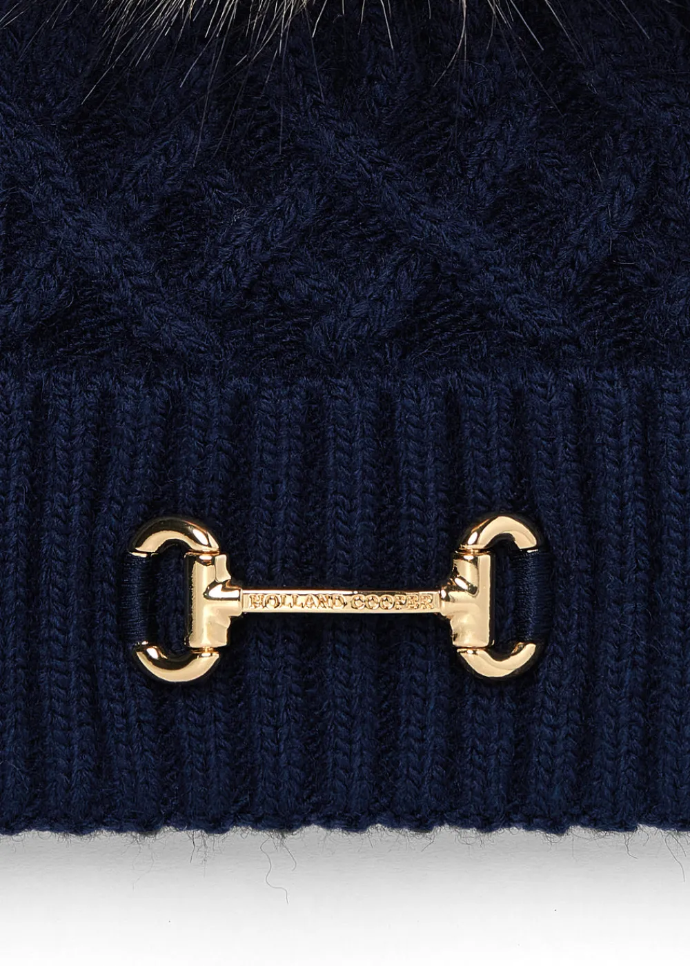 Women Holland Cooper Headwear|Hats & Headbands>Horsebit Bobble Hat