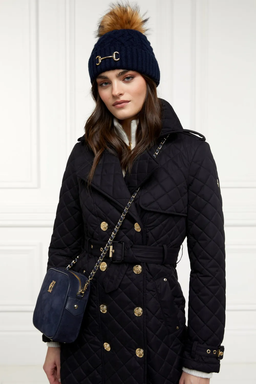 Women Holland Cooper Headwear|Hats & Headbands>Horsebit Bobble Hat