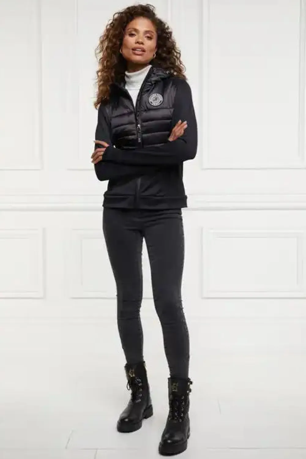 Women Holland Cooper Jackets|Jackets>Hybrid Shell Jacket