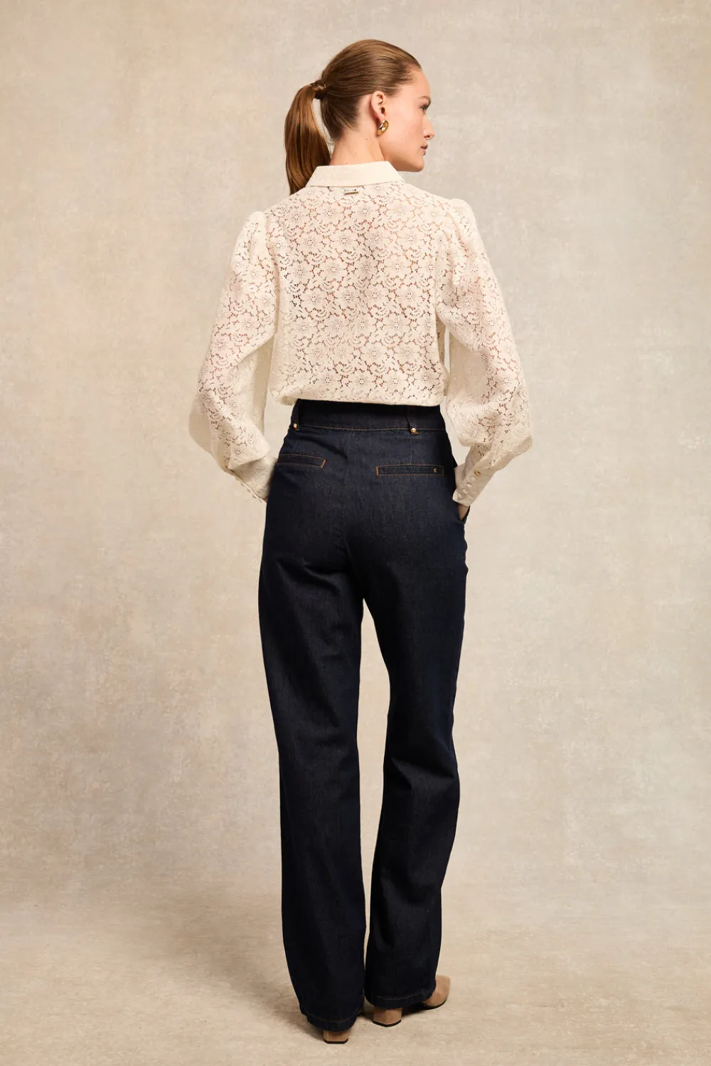 Women Holland Cooper Shirts & Blouses>Iona Lace Shirt