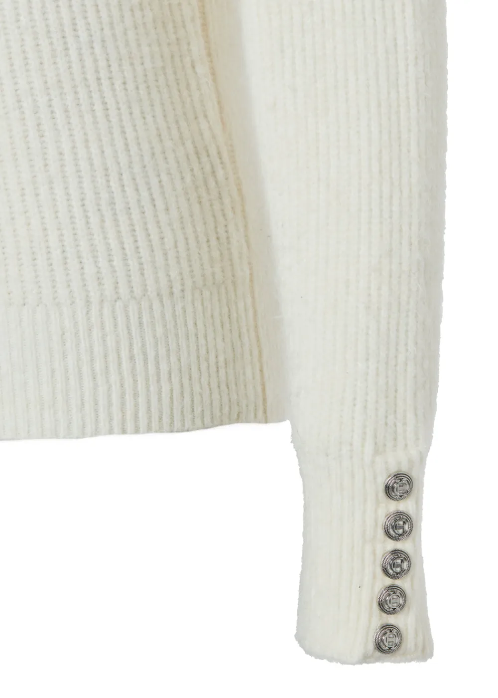 Women Holland Cooper Knitwear>Kelsie Rib Embellished Roll Neck