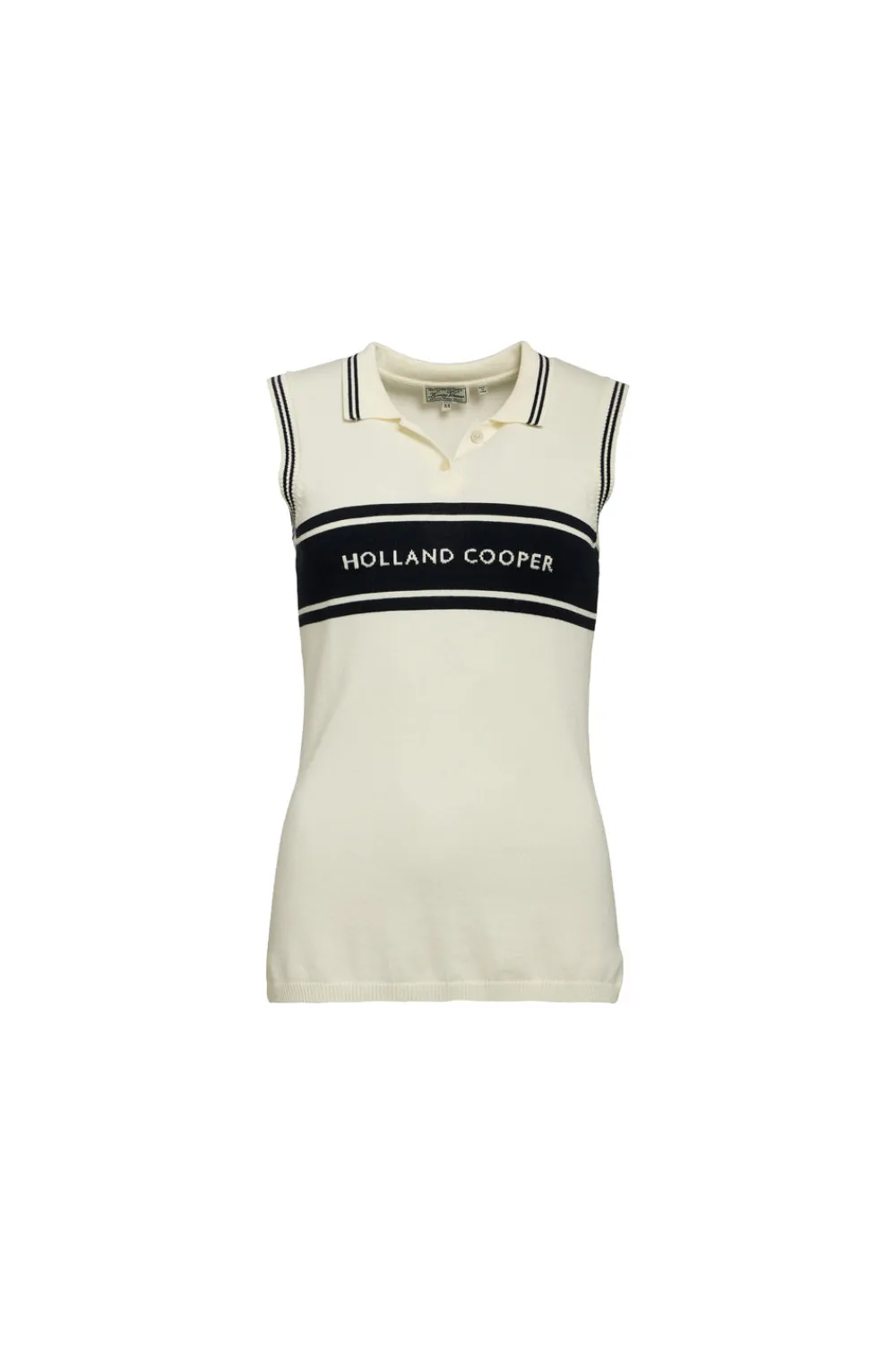Women Holland Cooper Polo Shirts|Tops>Layla Sleeveless Knitted Polo