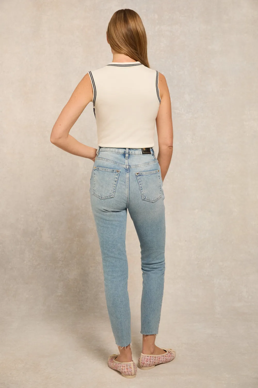 Women Holland Cooper Polo Shirts|Tops>Layla Sleeveless Knitted Polo