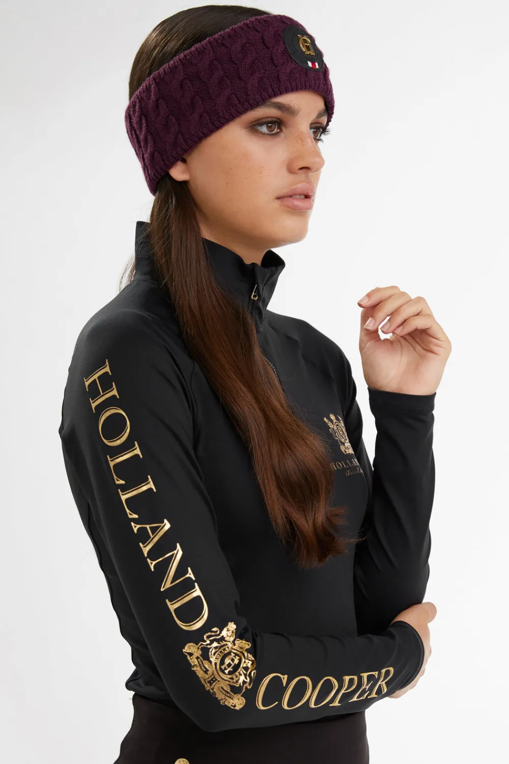 Women Holland Cooper Headwear|Hats & Headbands>Luxe Cable Knit Headband