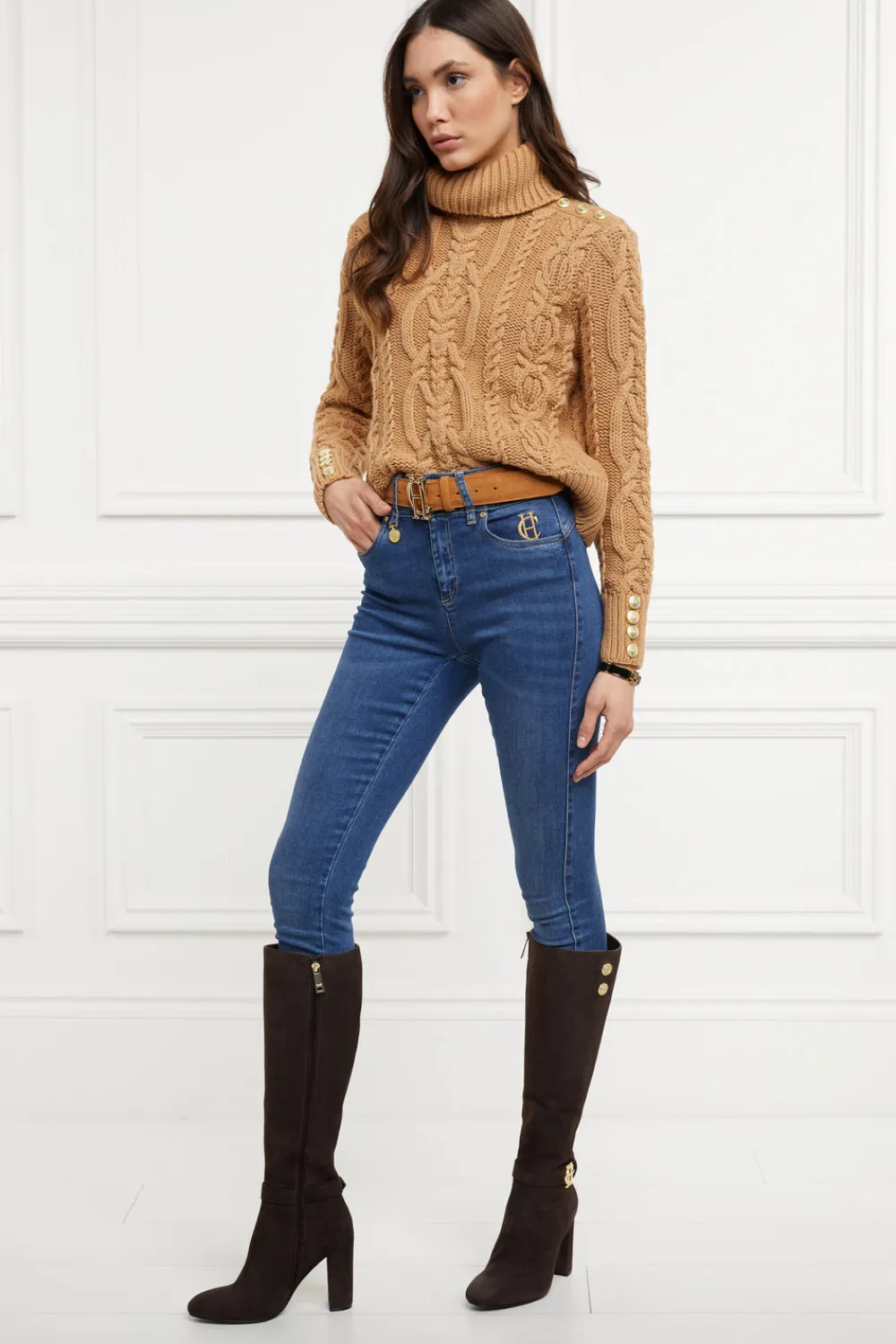 Women Holland Cooper Boots|Heels>Marlborough Knee Boot