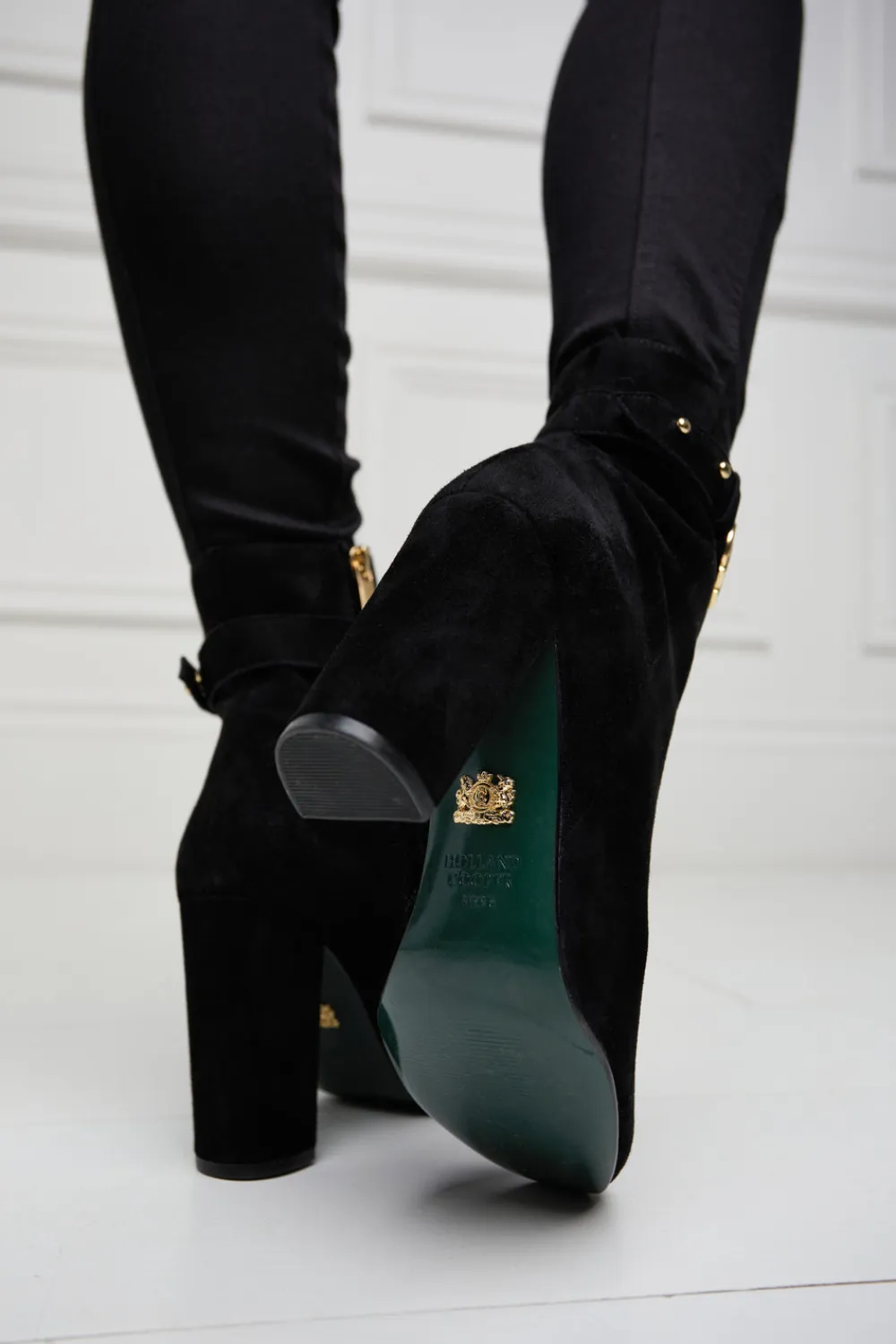 Women Holland Cooper Boots|Heels>Mayfair Suede Ankle Boot