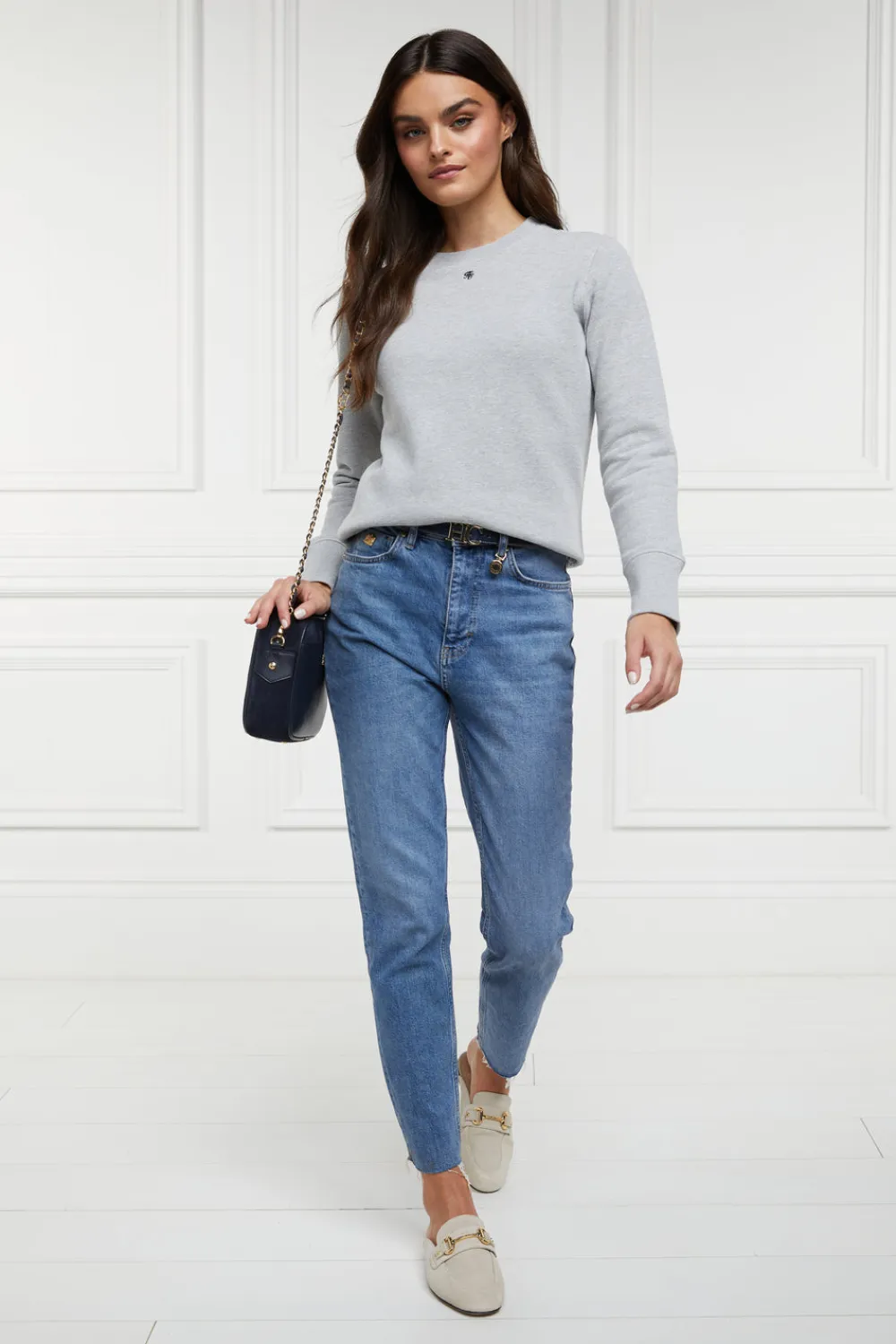 Women Holland Cooper Hoodies & Sweatshirts|Sweatshirts>Monogram Crew Neck Sweat