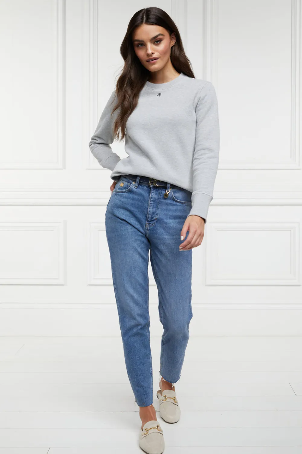 Women Holland Cooper Hoodies & Sweatshirts|Sweatshirts>Monogram Crew Neck Sweat