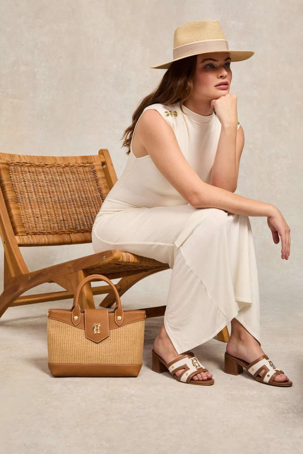 Women Holland Cooper Heels|Sandals & Slides>Monogram Mule