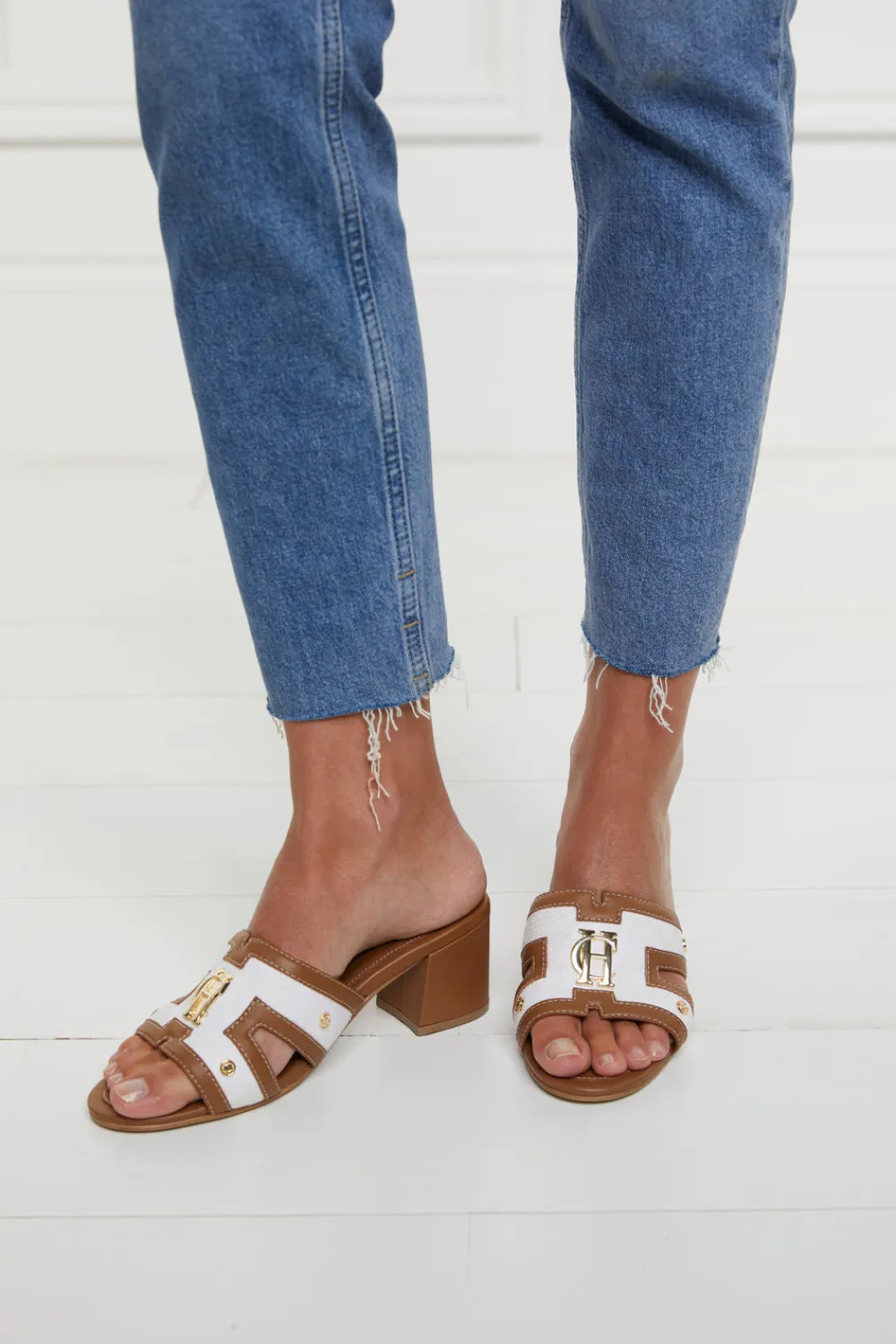 Women Holland Cooper Heels|Sandals & Slides>Monogram Mule