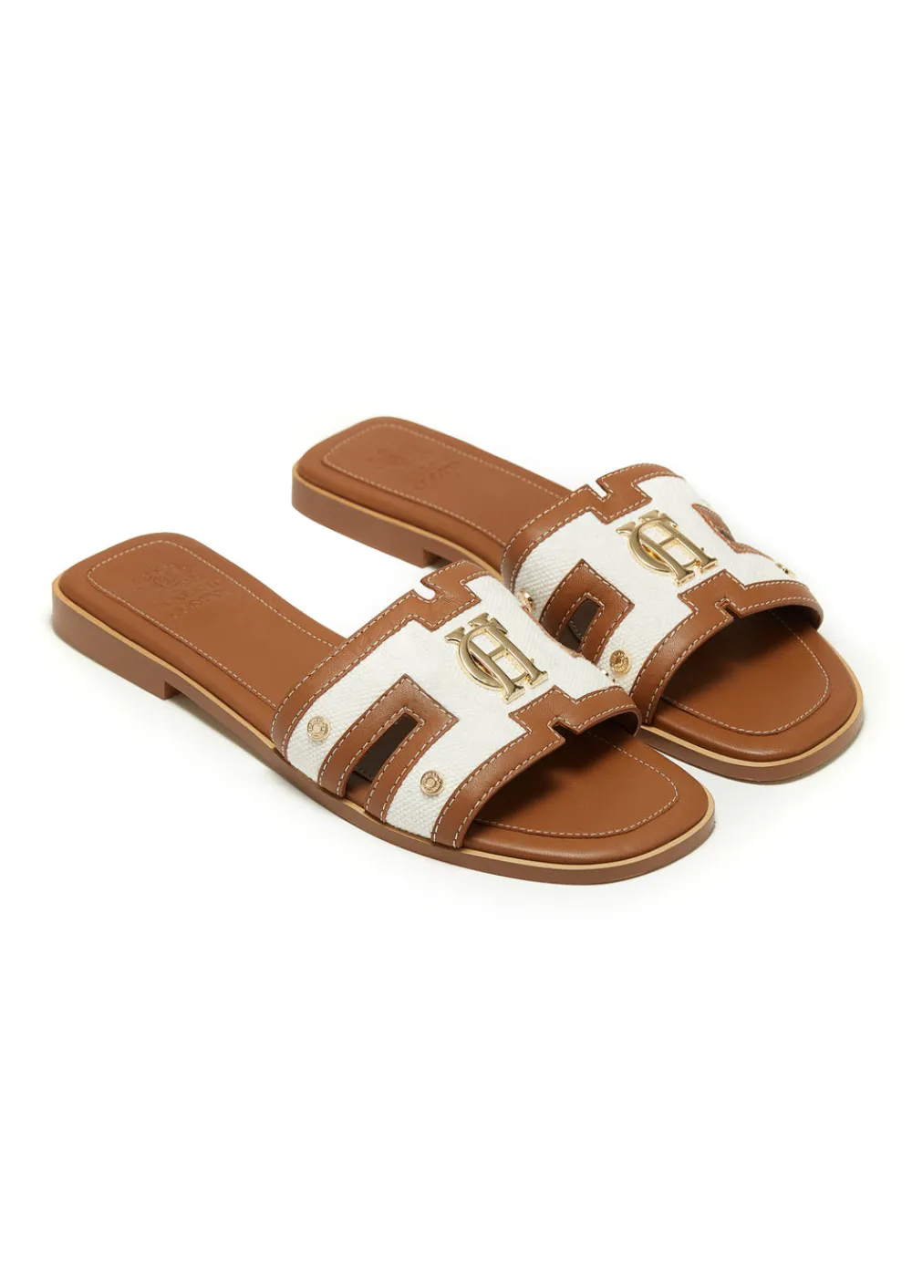 Women Holland Cooper Sandals & Slides>Monogram Slides