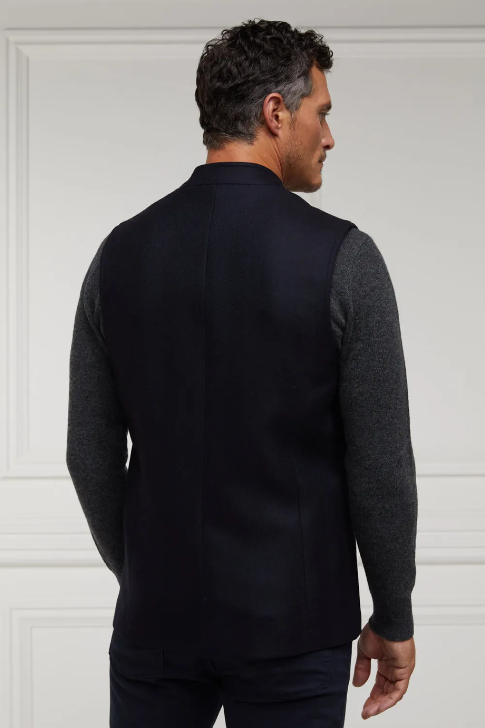 Holland Cooper Waistcoats|Gilets>Nehru Gilet