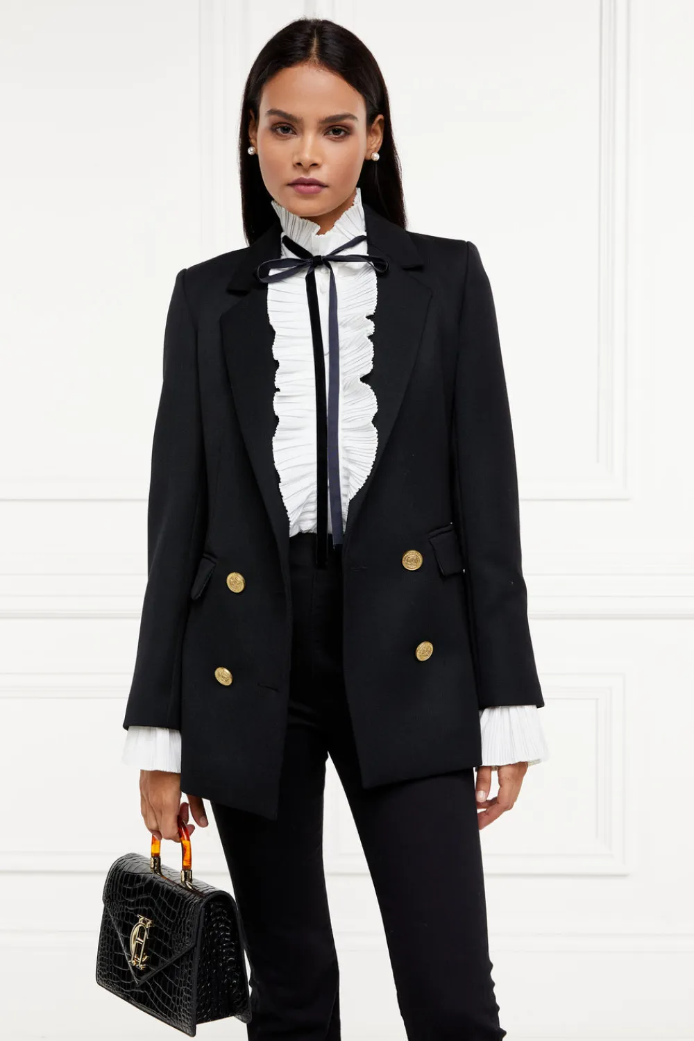 Women Holland Cooper Shirts & Blouses>Olivia Tie Shirt