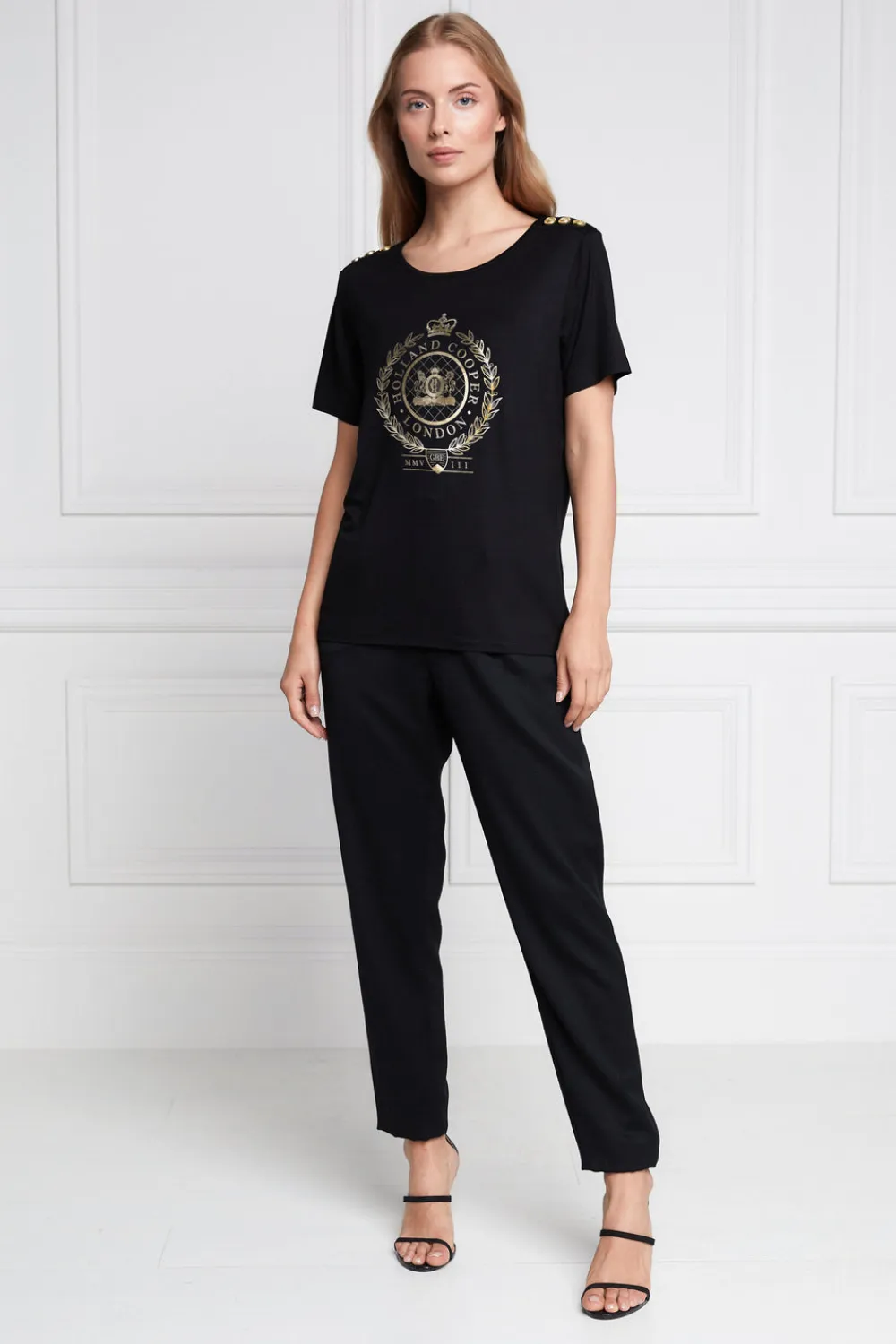 Women Holland Cooper Tees>Ornate Crest Tee