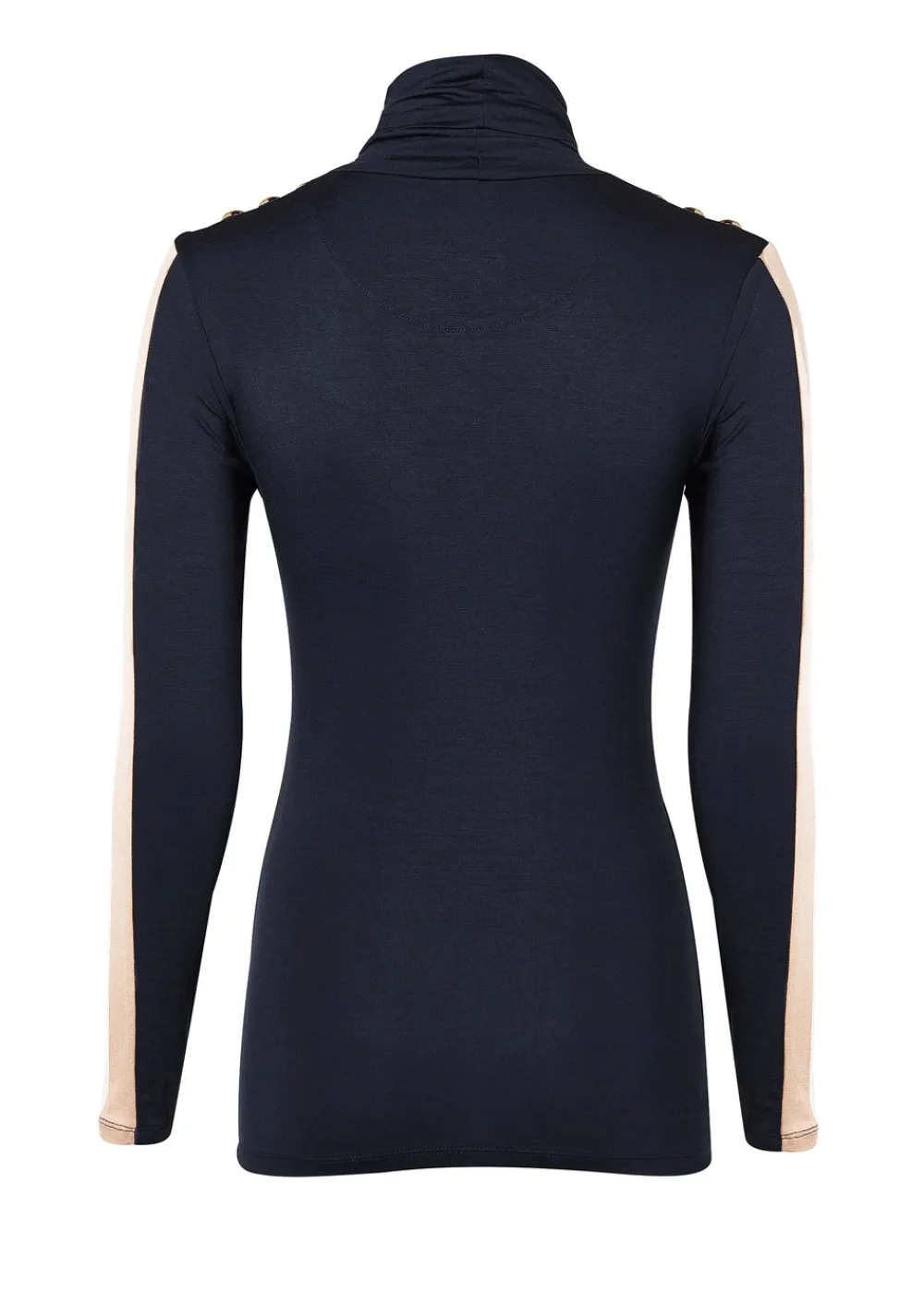 Women Holland Cooper Tops>Panel Long Sleeve Roll Neck