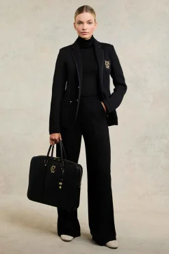 Women Holland Cooper Tops>Panel Long Sleeve Roll Neck