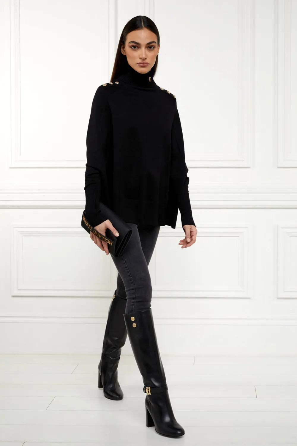 Women Holland Cooper Capes|Knitwear>Queensbury Cape Knit