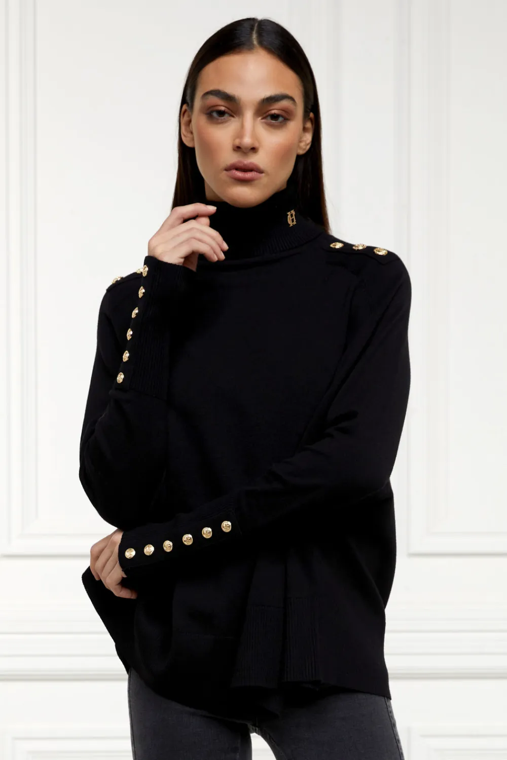 Women Holland Cooper Capes|Knitwear>Queensbury Cape Knit