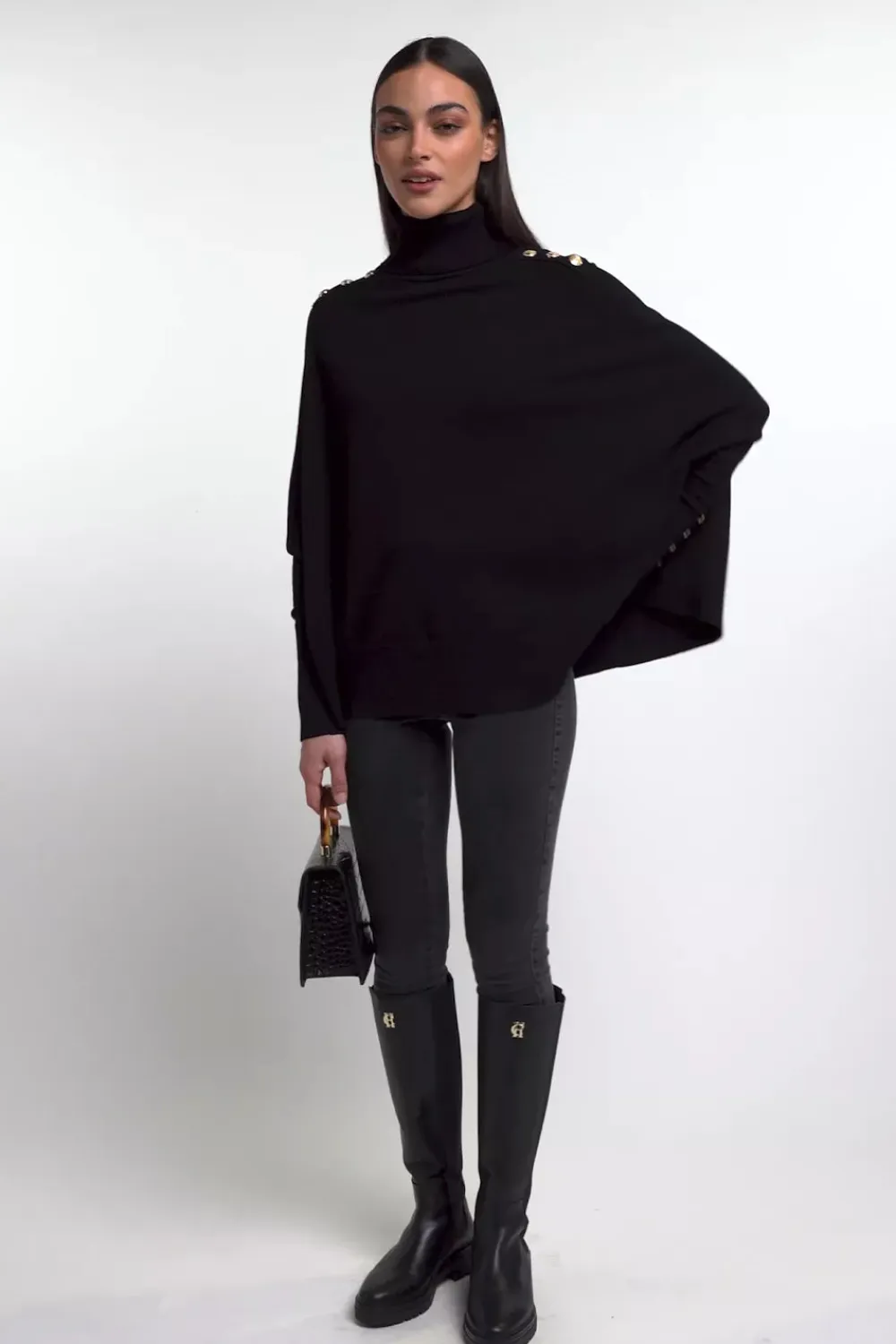 Women Holland Cooper Capes|Knitwear>Queensbury Cape Knit