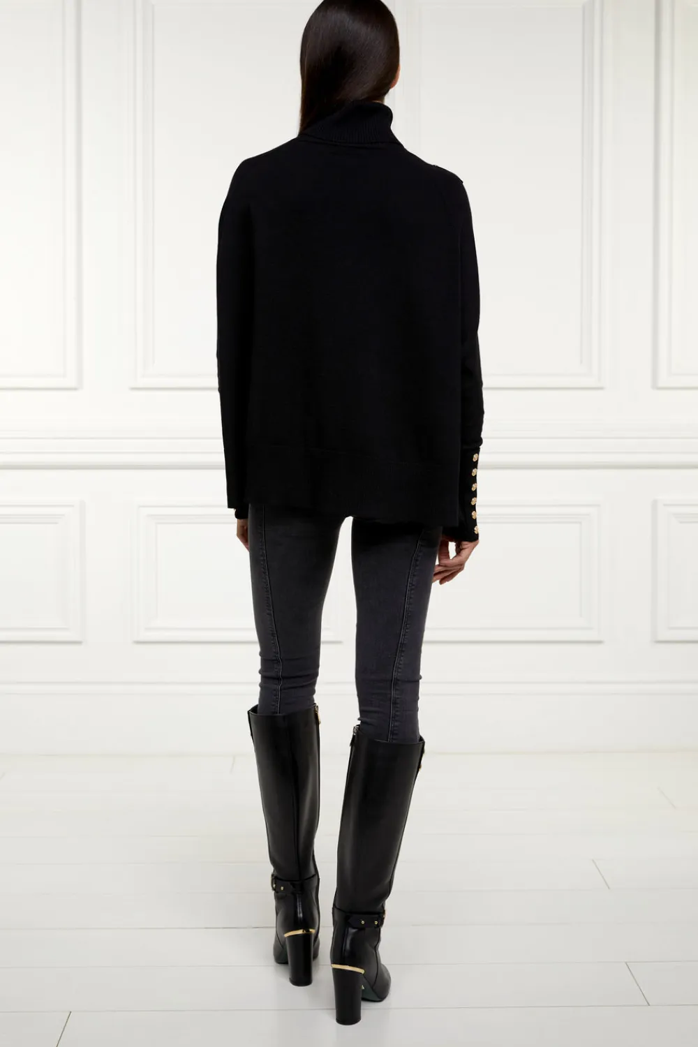 Women Holland Cooper Capes|Knitwear>Queensbury Cape Knit
