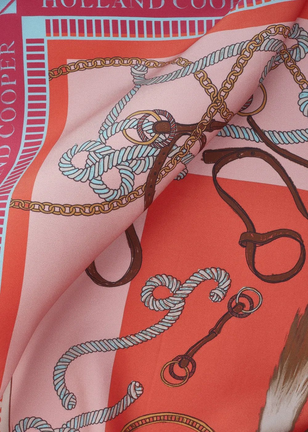 Women Holland Cooper Scarves|Scarves>Regal Horse Silk Scarf