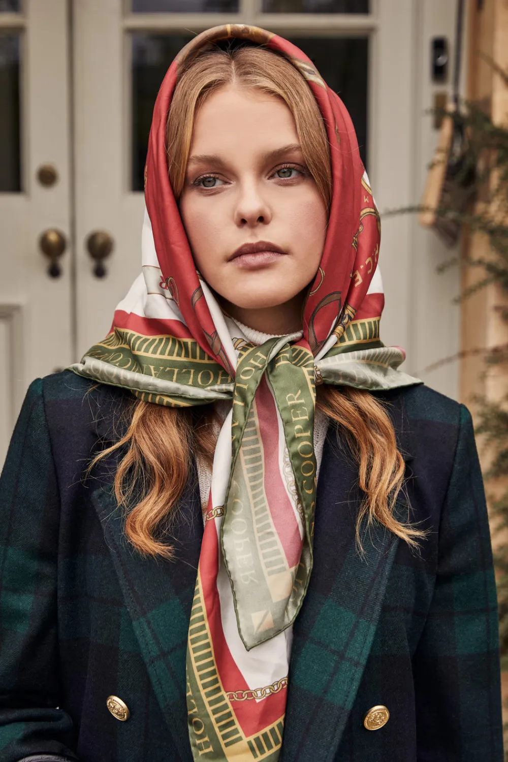 Women Holland Cooper Scarves|Scarves>Regal Horse Silk Scarf