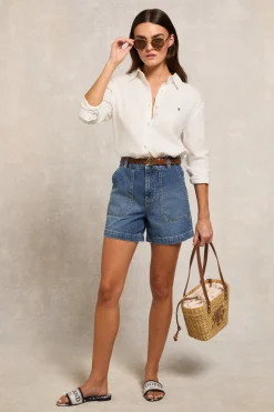 Women Holland Cooper Shirts & Blouses>Relaxed Fit Linen Shirt