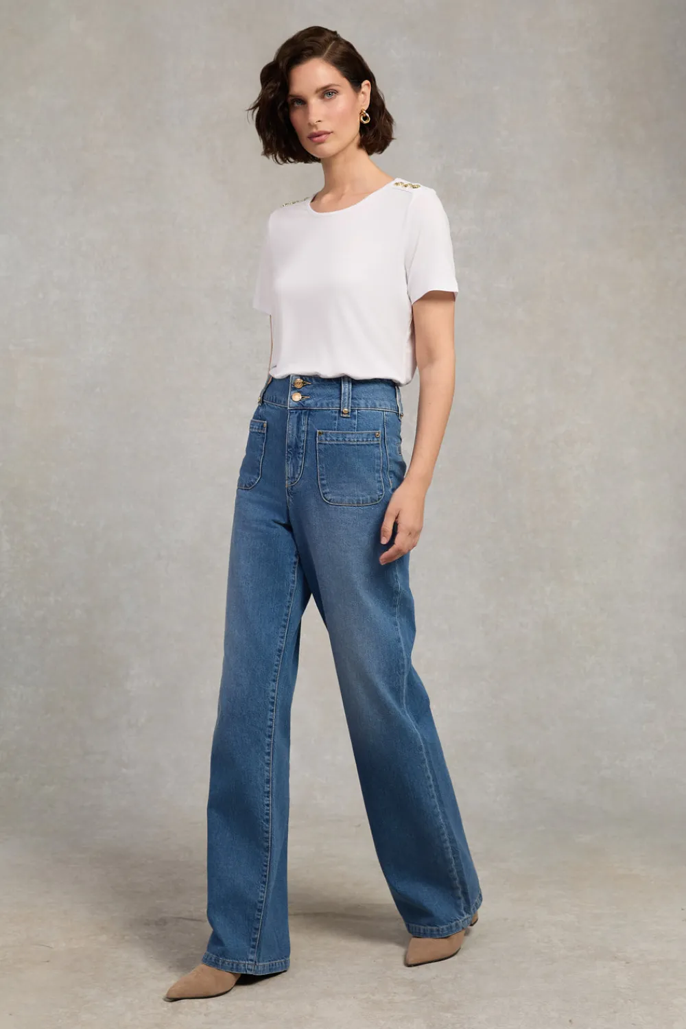 Women Holland Cooper Tees|Tops>Relax Fit Crew Neck Tee