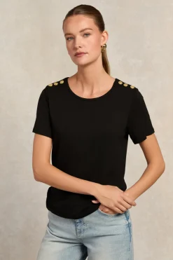 Women Holland Cooper Tees|Tops>Relax Fit Crew Neck Tee