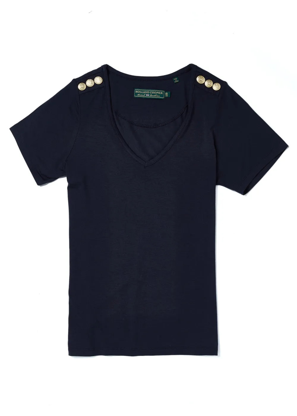 Women Holland Cooper Tees|Tops>Relax Fit V-Neck Tee